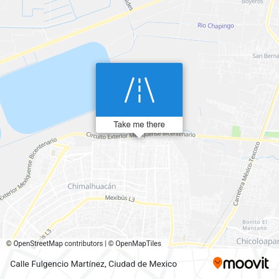 Mapa de Calle Fulgencio Martínez