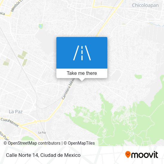 Calle Norte 14 map