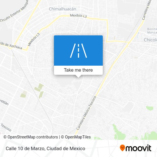 Calle 10 de Marzo map