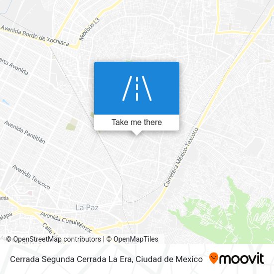 Cerrada Segunda Cerrada La Era map