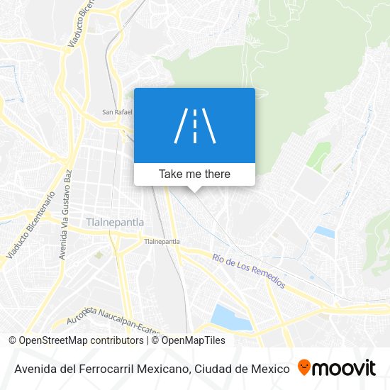 Avenida del Ferrocarril Mexicano map