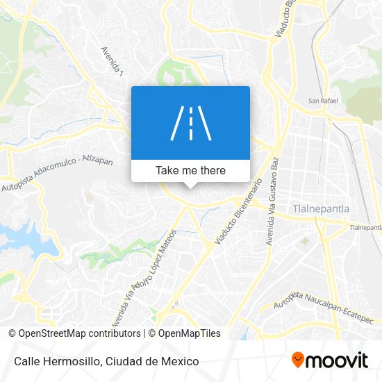 Calle Hermosillo map