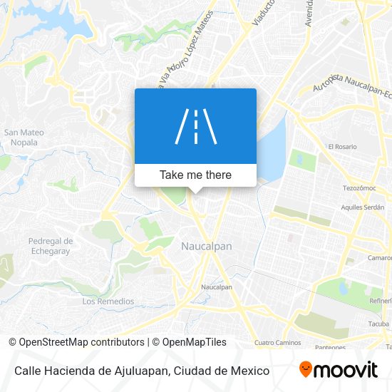 Mapa de Calle Hacienda de Ajuluapan