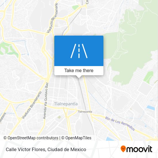 Mapa de Calle Víctor Flores