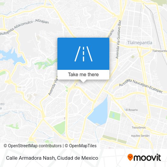 Mapa de Calle Armadora Nash
