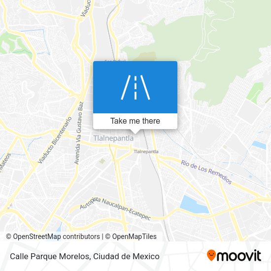 Mapa de Calle Parque Morelos
