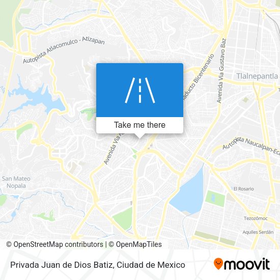 Privada Juan de Dios Batiz map