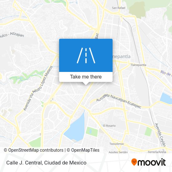 Mapa de Calle J. Central