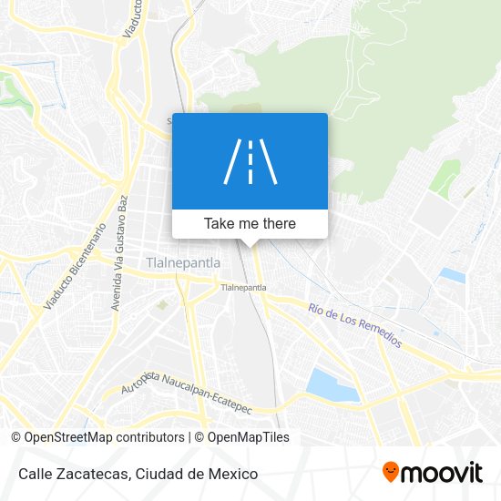 Calle Zacatecas map