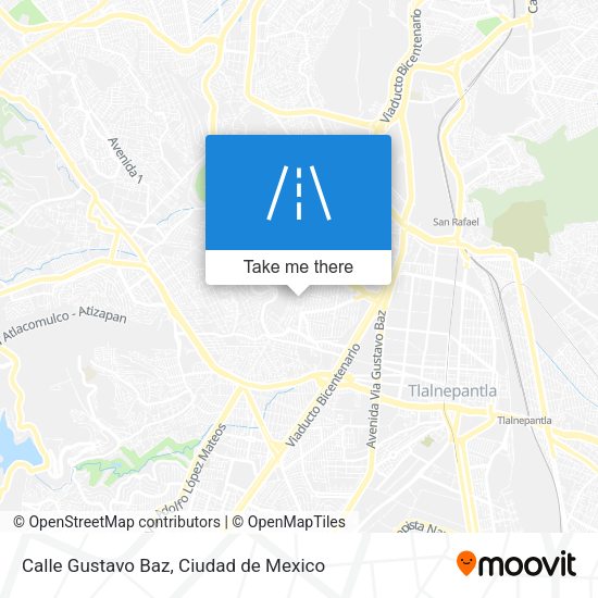 Calle Gustavo Baz map