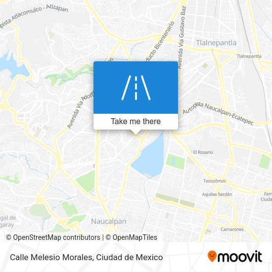 Mapa de Calle Melesio Morales