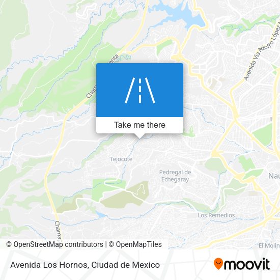 Avenida Los Hornos map