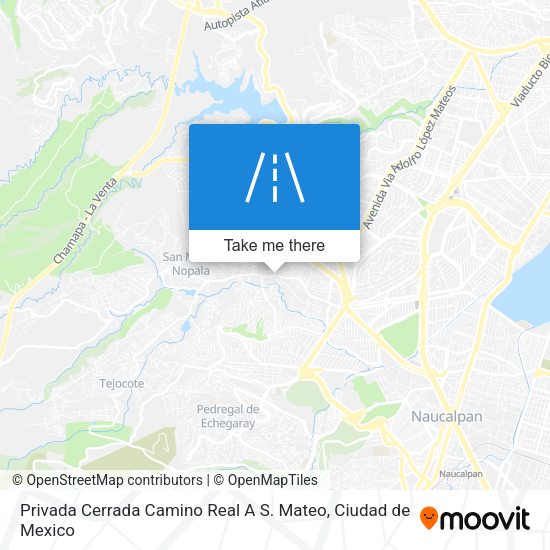 Privada Cerrada Camino Real A S. Mateo map