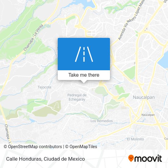Calle Honduras map