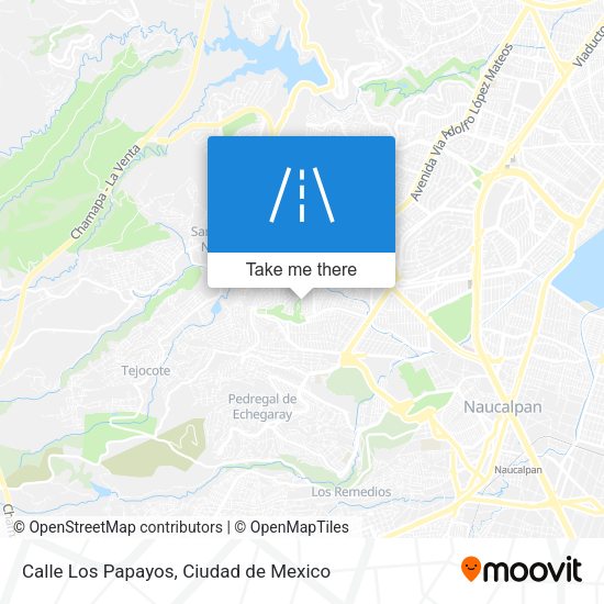 Calle Los Papayos map
