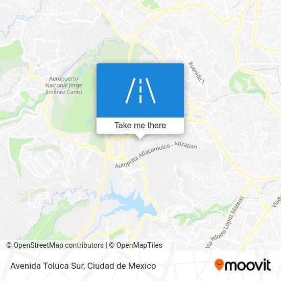 Avenida Toluca Sur map