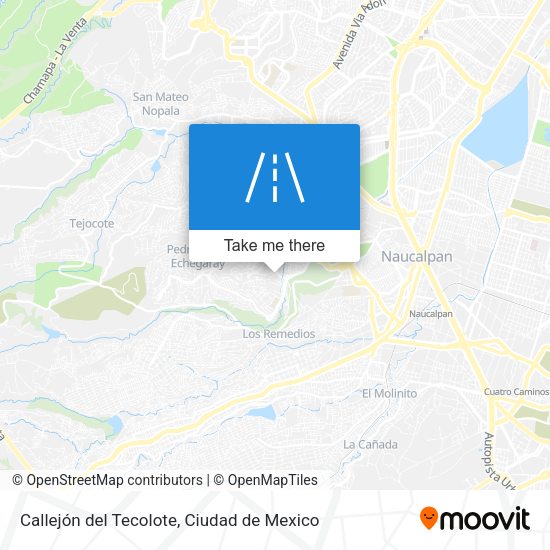 Callejón del Tecolote map