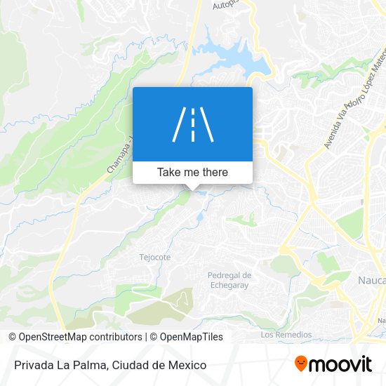 Privada La Palma map