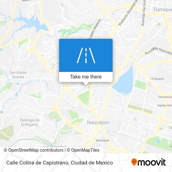 Mapa de Calle Colina de Capistrano