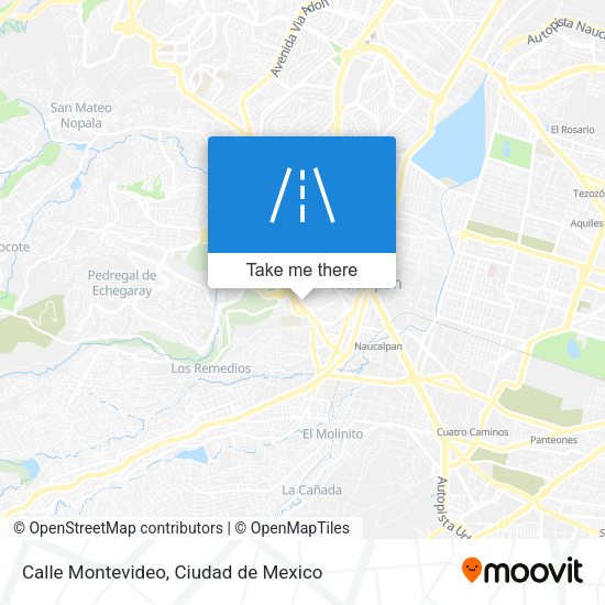 Mapa de Calle Montevideo