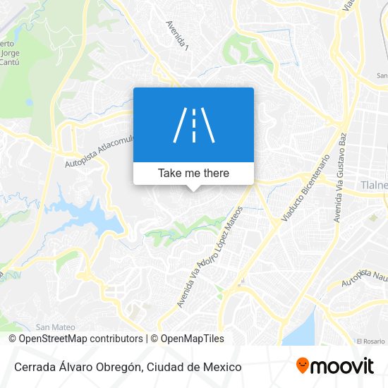 Cerrada Álvaro Obregón map