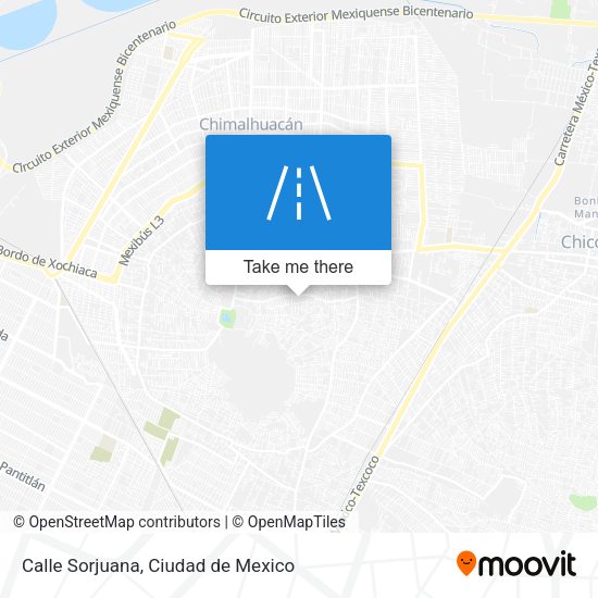 Calle Sorjuana map