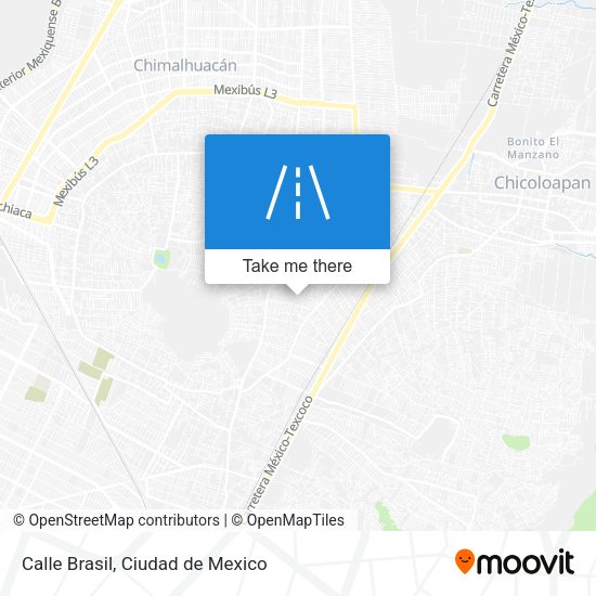 Mapa de Calle Brasil