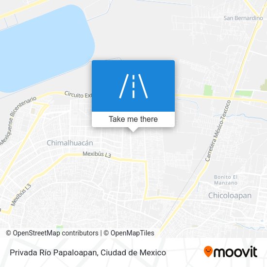 Privada Río Papaloapan map