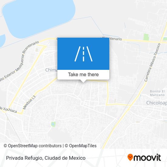 Privada Refugio map