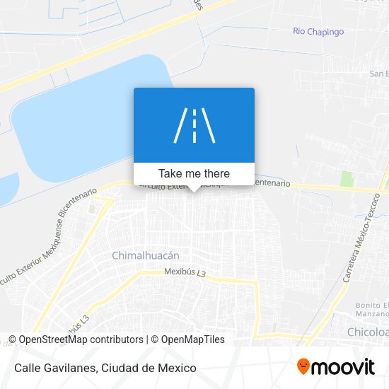 Calle Gavilanes map