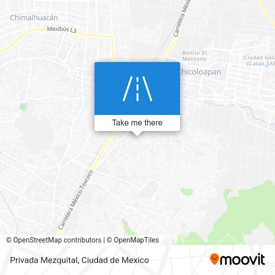 Privada Mezquital map