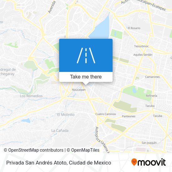 Privada San Andrés Atoto map