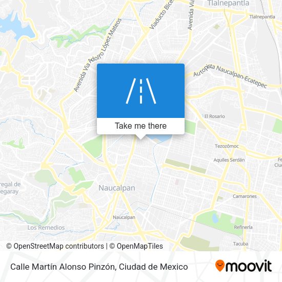 Calle Martín Alonso Pinzón map