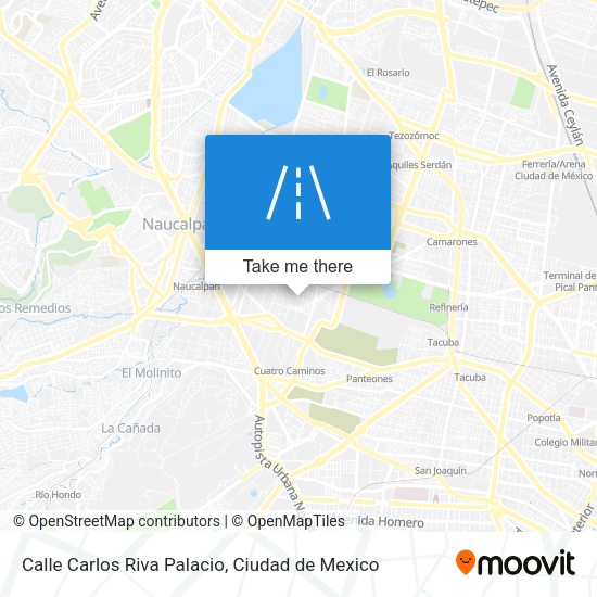 Calle Carlos Riva Palacio map