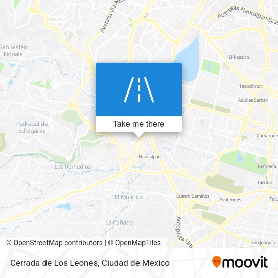 Cerrada de Los Leonés map