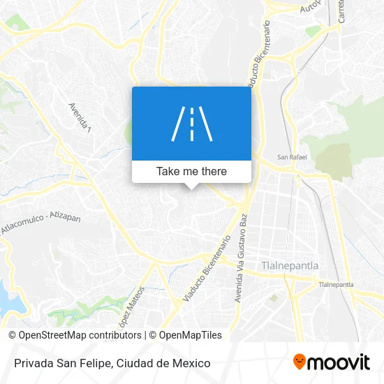 Privada San Felipe map