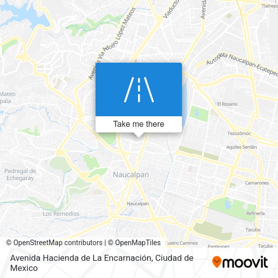 Avenida Hacienda de La Encarnación map