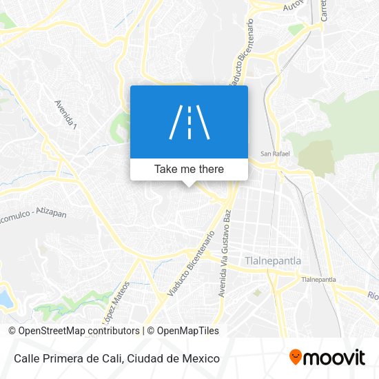 Mapa de Calle Primera de Cali