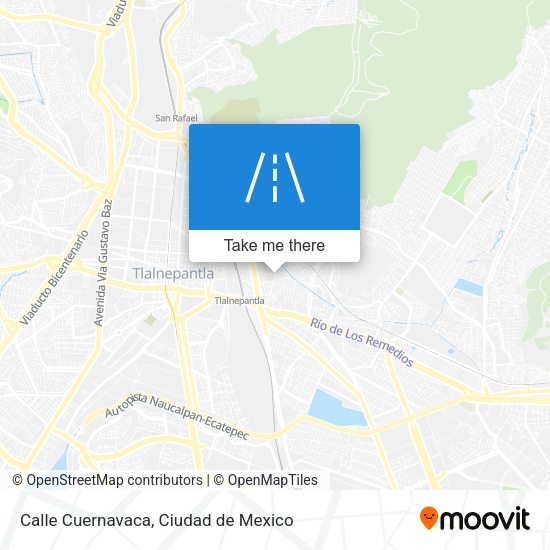 Mapa de Calle Cuernavaca