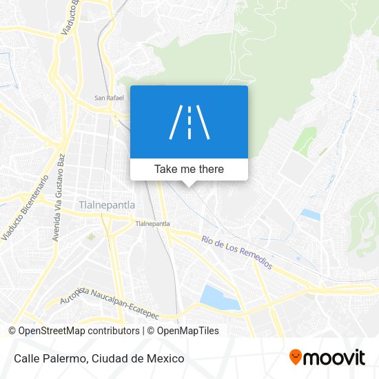 Calle Palermo map