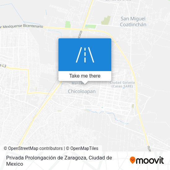 Privada Prolongación de Zaragoza map