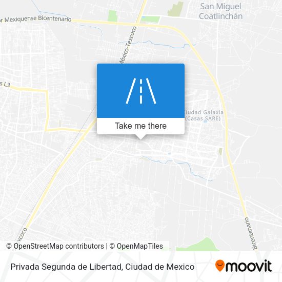 Privada Segunda de Libertad map