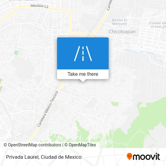 Privada Laurel map