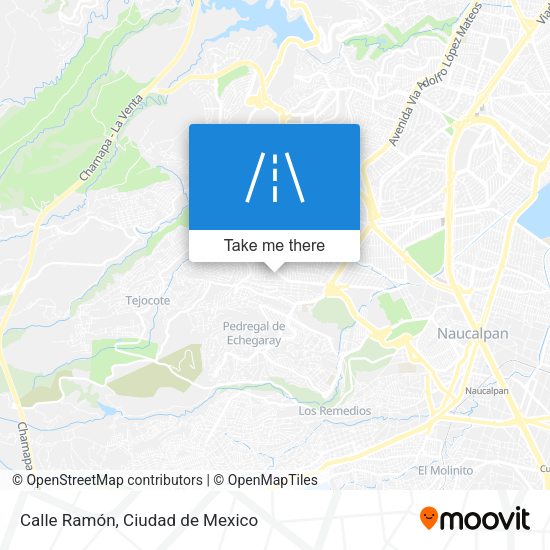Mapa de Calle Ramón