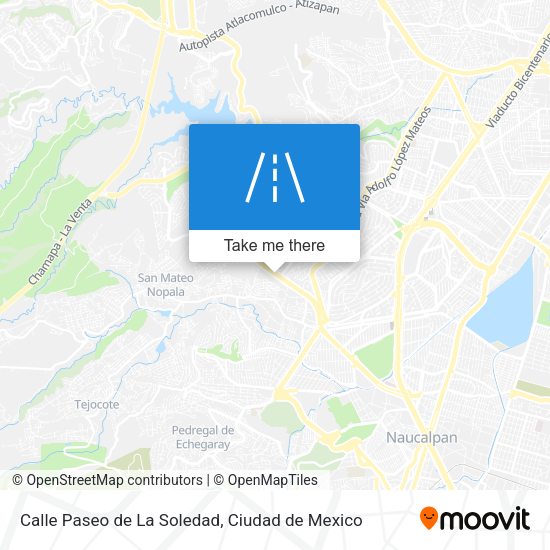 Mapa de Calle Paseo de La Soledad