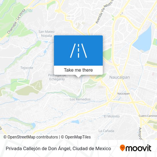 Mapa de Privada Callejón de Don Ángel