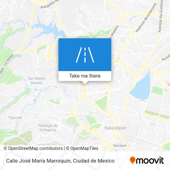Mapa de Calle José María Marroquín