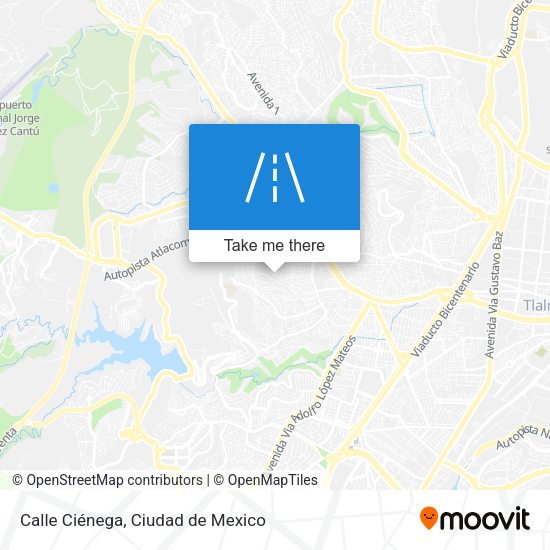 Calle Ciénega map