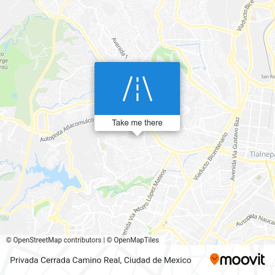 Privada Cerrada Camino Real map
