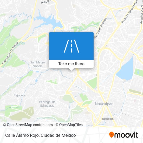 Calle Álamo Rojo map